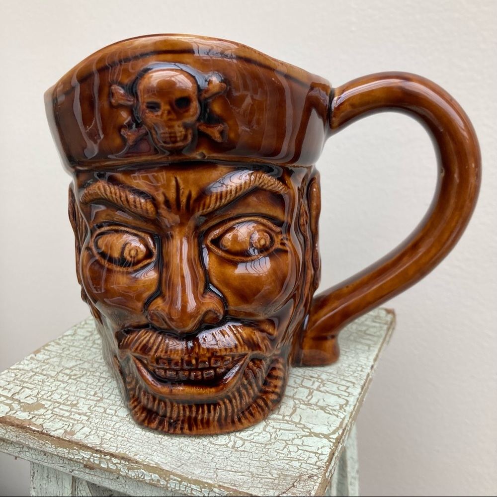 Ceramic Pirate Stein Mug